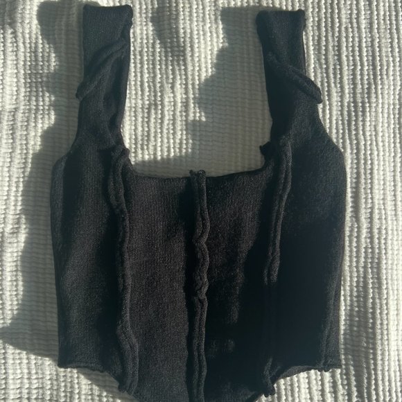 Brand new never worn Danielle Guizio brand new never worn knit seamed corset. - Picture 2 of 4